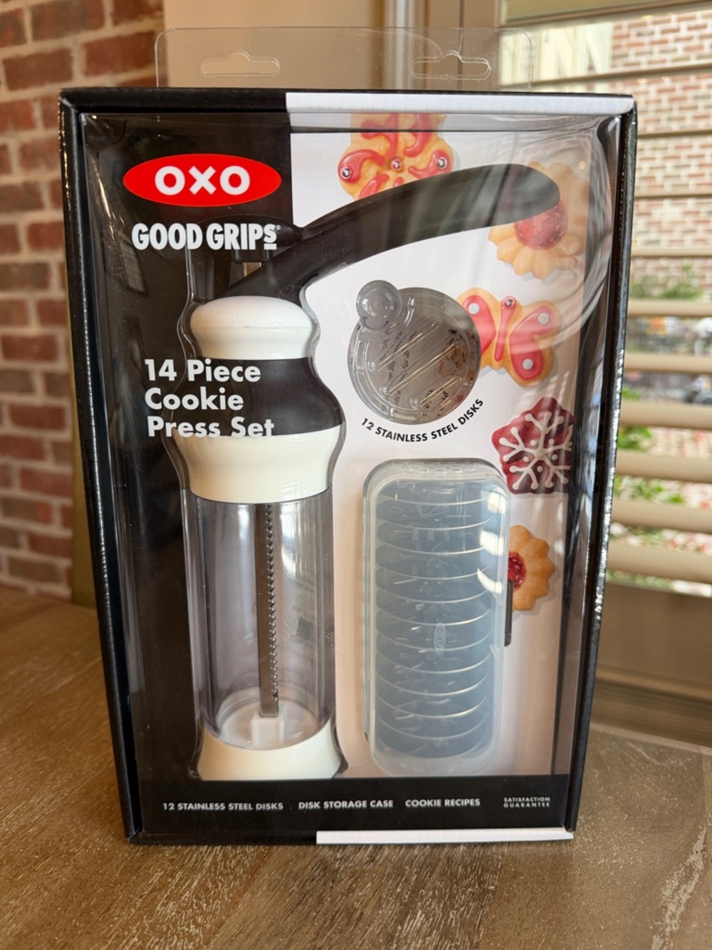OXO 14-Piece Cookie Press Set